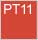 PT11(Pantone Warm Red)